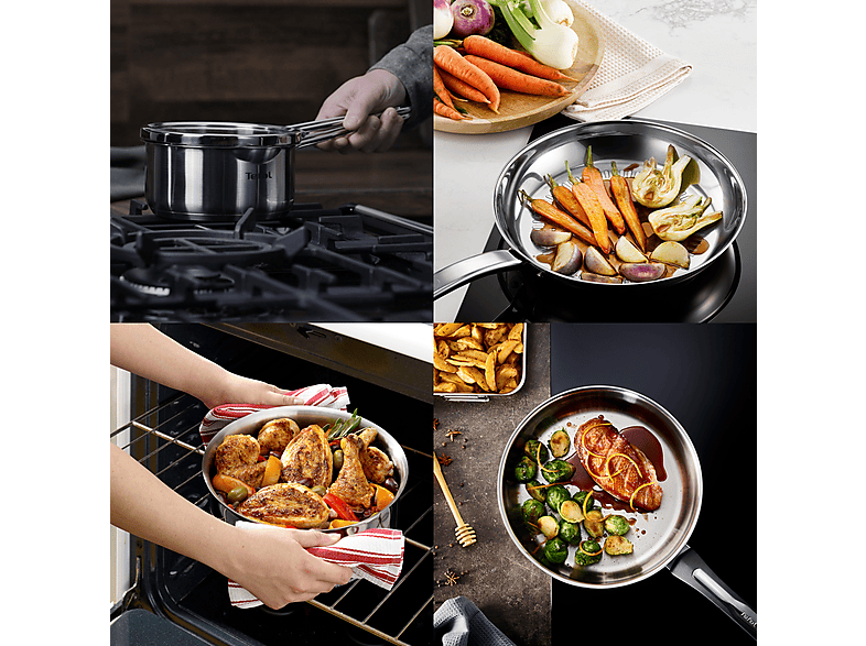 Tefal Duetto+ G719SA Indukcja Stal nierdzewna 10 elementów – zdjęcie 3