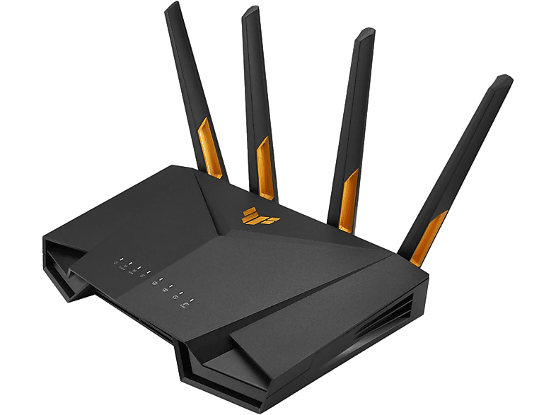 ASUS TUF-AX4200 kétsávos WiFi 6 AiMesh gaming router, 4x Gigabit LAN, fekete (90IG07Q0-MO3100)