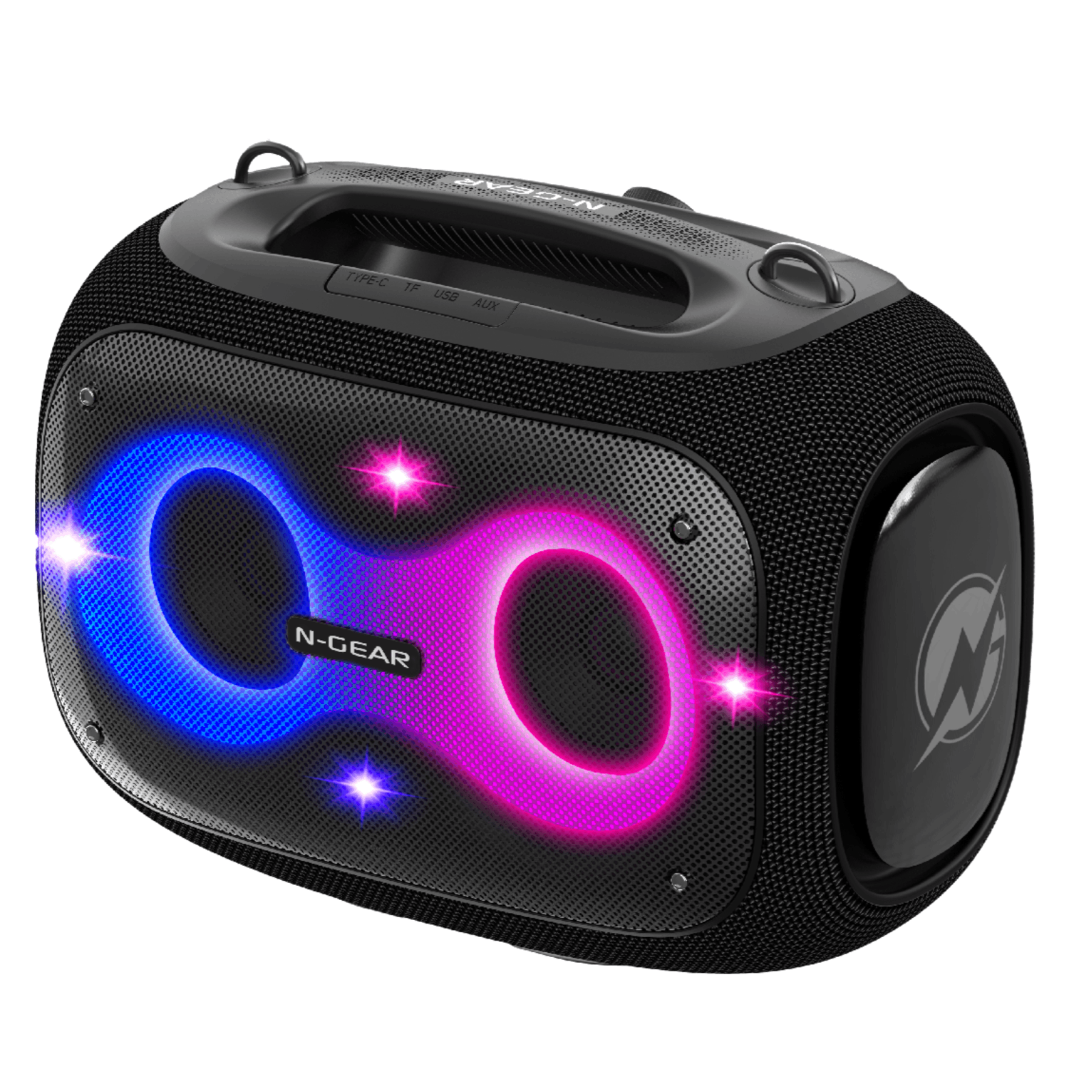 Caixa de Som Philips Party Speaker, Led, 1300W RMS, Bluetooth, Preta