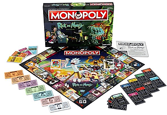 VEGATOYS Monopoly, Rick and Morty, angol nyelvű (2701)