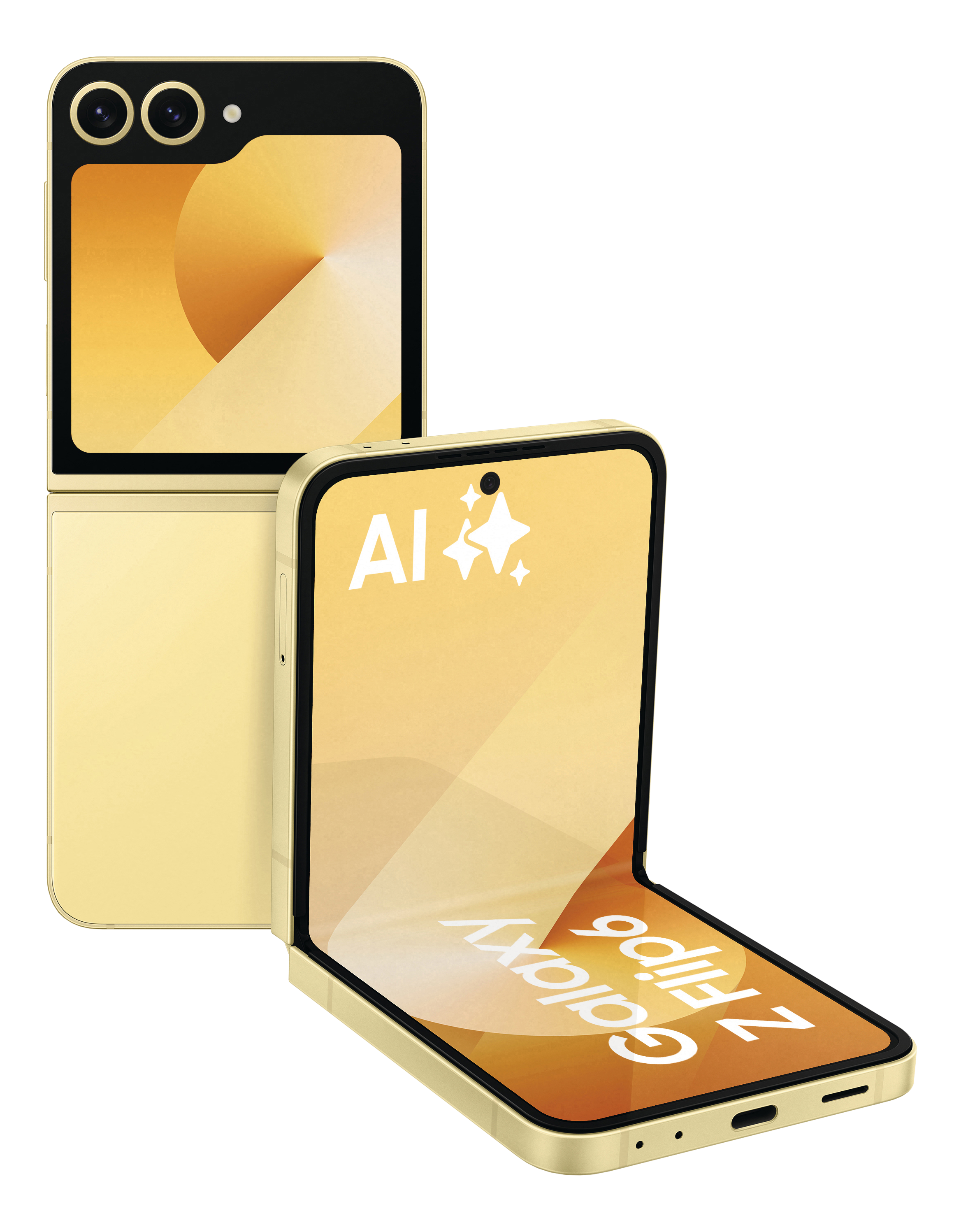 スマートフォン本体 Samsung Galaxy Z Flip6 YELLOW SAMSUNG Galaxy Z Flip6 256 GB Yellow Dual SIM | MediaMarkt