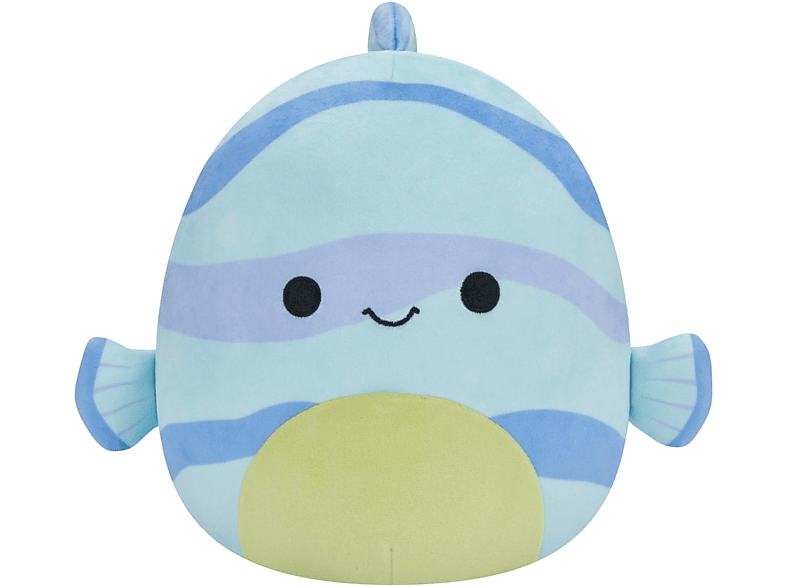 JAZWARES Squishmallows Leland, a kék csíkos hal plüss, 20 cm (SQCR04083)