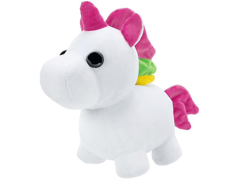 JAZWARES Adopt Me neon világító unikornis plüss, 30 cm (AME0011)