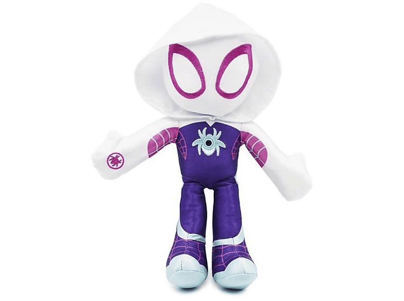 JAZWARES Pókember világító plüssfigura, Ghost Spider, 23 cm (SNF0128)