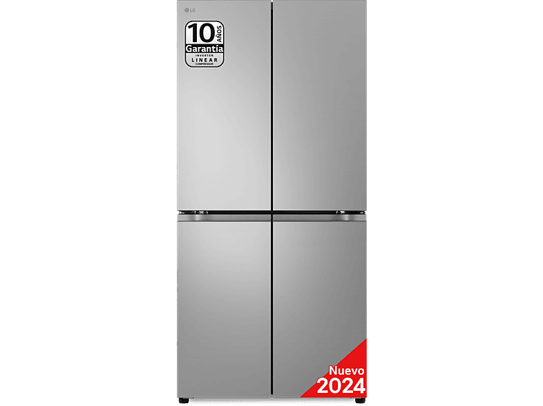 REACONDICIONADO Seminuevo Bueno Frigorífico americano - LG GMB860PYDE, No Frost, 178.7 cm, 530 l, LINEARCooling™, ThinQ™, Inox antihuellas