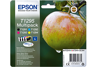 EPSON T1295 DuraBrite Ultra 4 színű tintapatron csomag, 11,2 ml + 3x7 ml,  (C13T12954012)