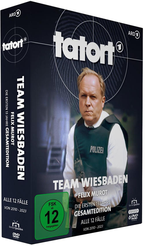 Tatort DVD-Boxset mit einem Männergesicht und dem Titel darauf.