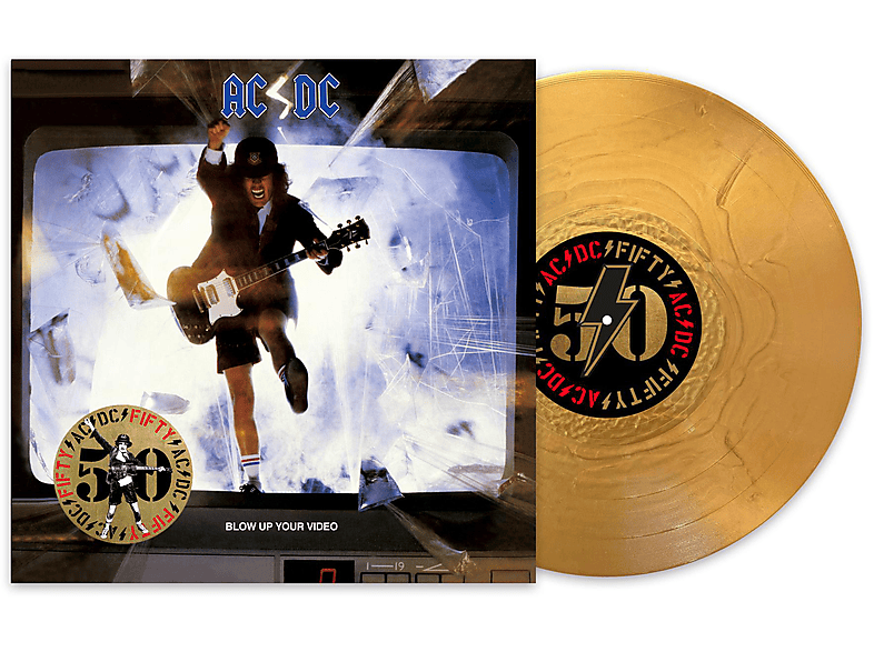 AC/DC | AC/DC - Blow Up Your Video (50th Anniversary Gold Color Vi ...
