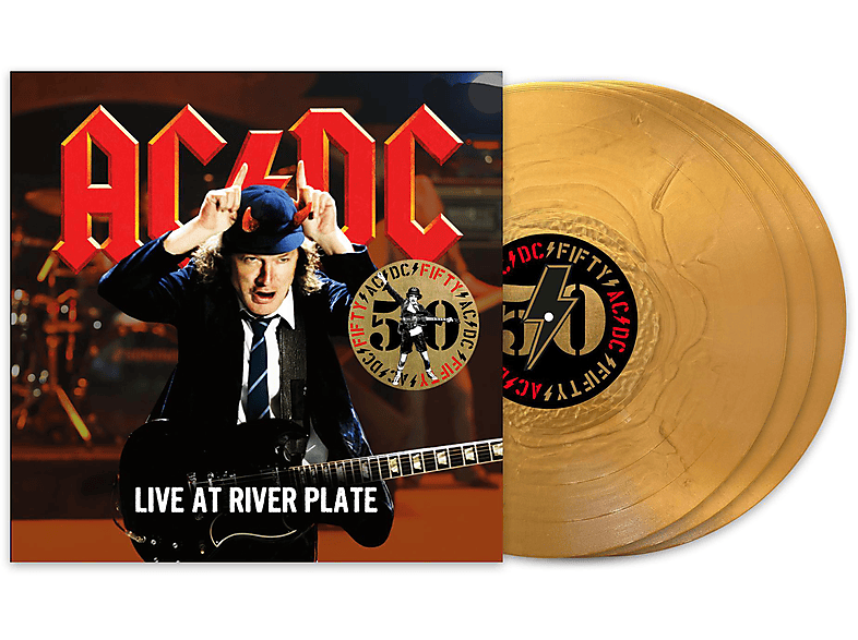 AC/DC | Live At River Plate (50th Anniversary Gold Color V - (Vinyl ...