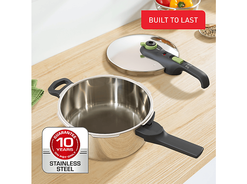 Tefal P2580703 Secure Trendy 6l Schnellkochtopf ohne Korb — Foto 5 von 5