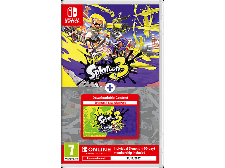 Фото - Гра Nintendo Gra  Switch Splatoon 3 + Season Pass NSO 3-month 