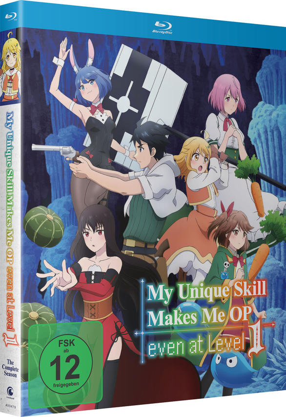 Anime Blu-ray-Cover mit mehreren Anime-Charakteren und Text.