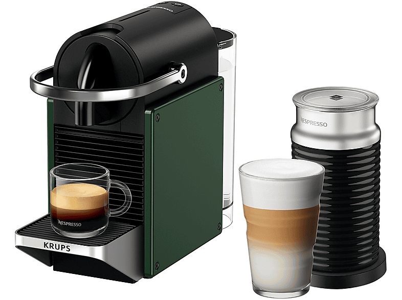 KRUPS Pixi Redesign (XN3063) Nespresso® Kaffeemaschine Dunkelgrün