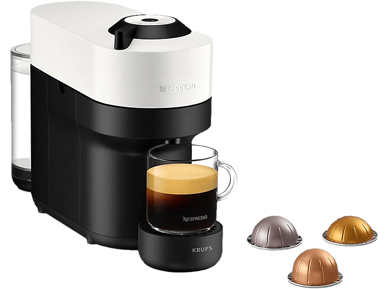 KRUPS Vertuo Pop (XN9201) Nespresso® Kaffeemaschine Coconut White
