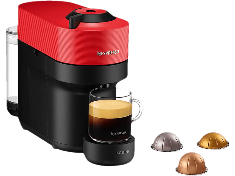 KRUPS Vertuo Pop (XN9205) Nespresso® Kaffeemaschine Spicy Red