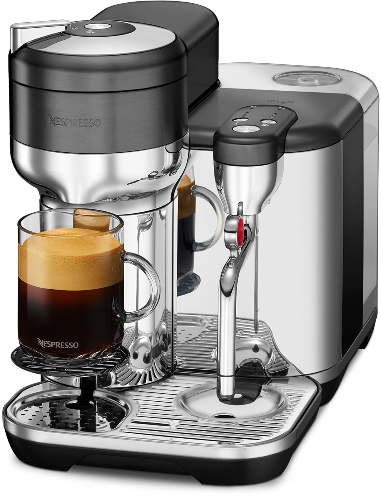 SAGE the Vertuo Creatista - Machine à café Nespresso® (Noir/acier inoxydable)