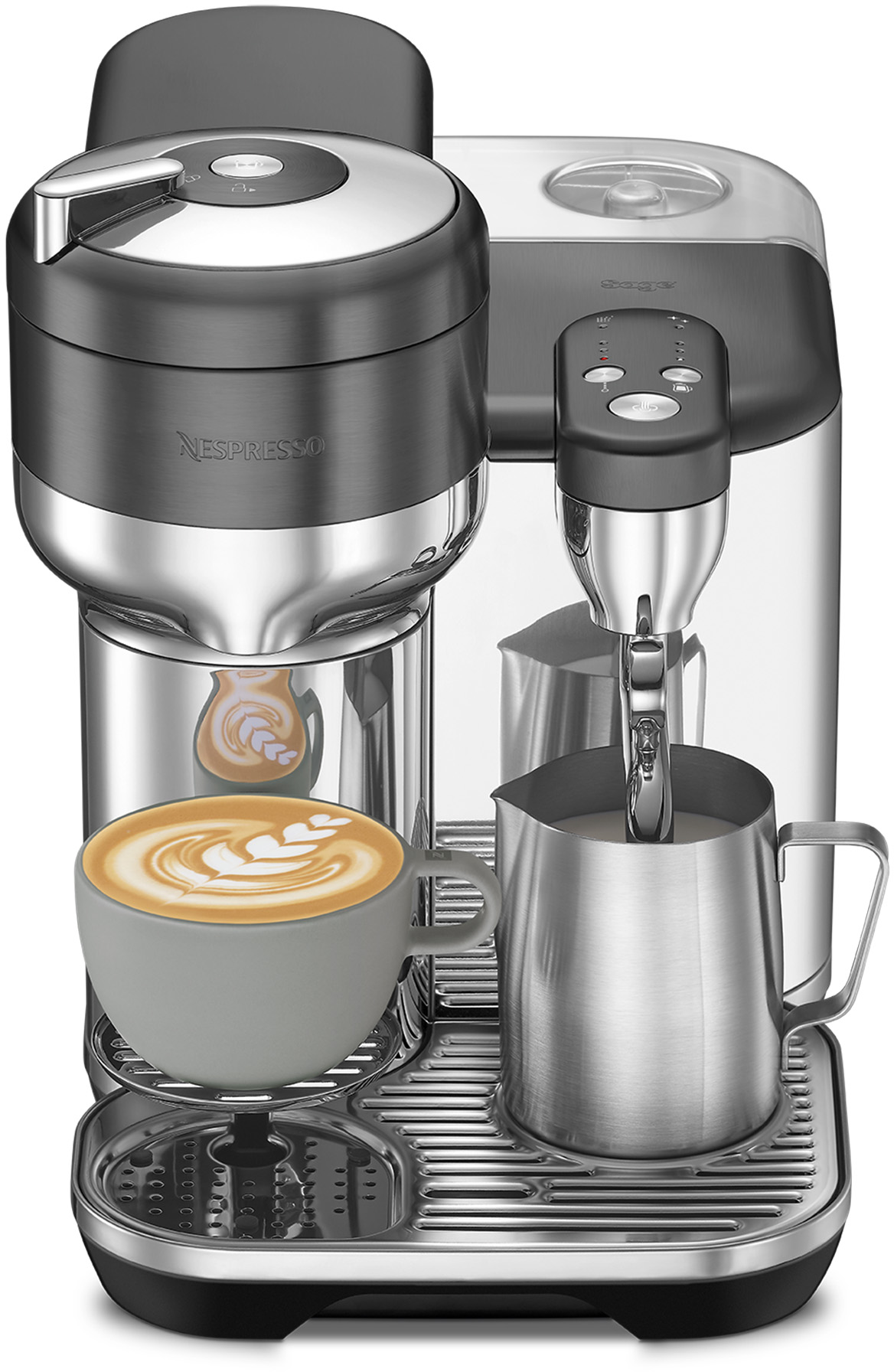 SAGE the Vertuo Creatista - Machine à café Nespresso® (Noir/acier inoxydable)