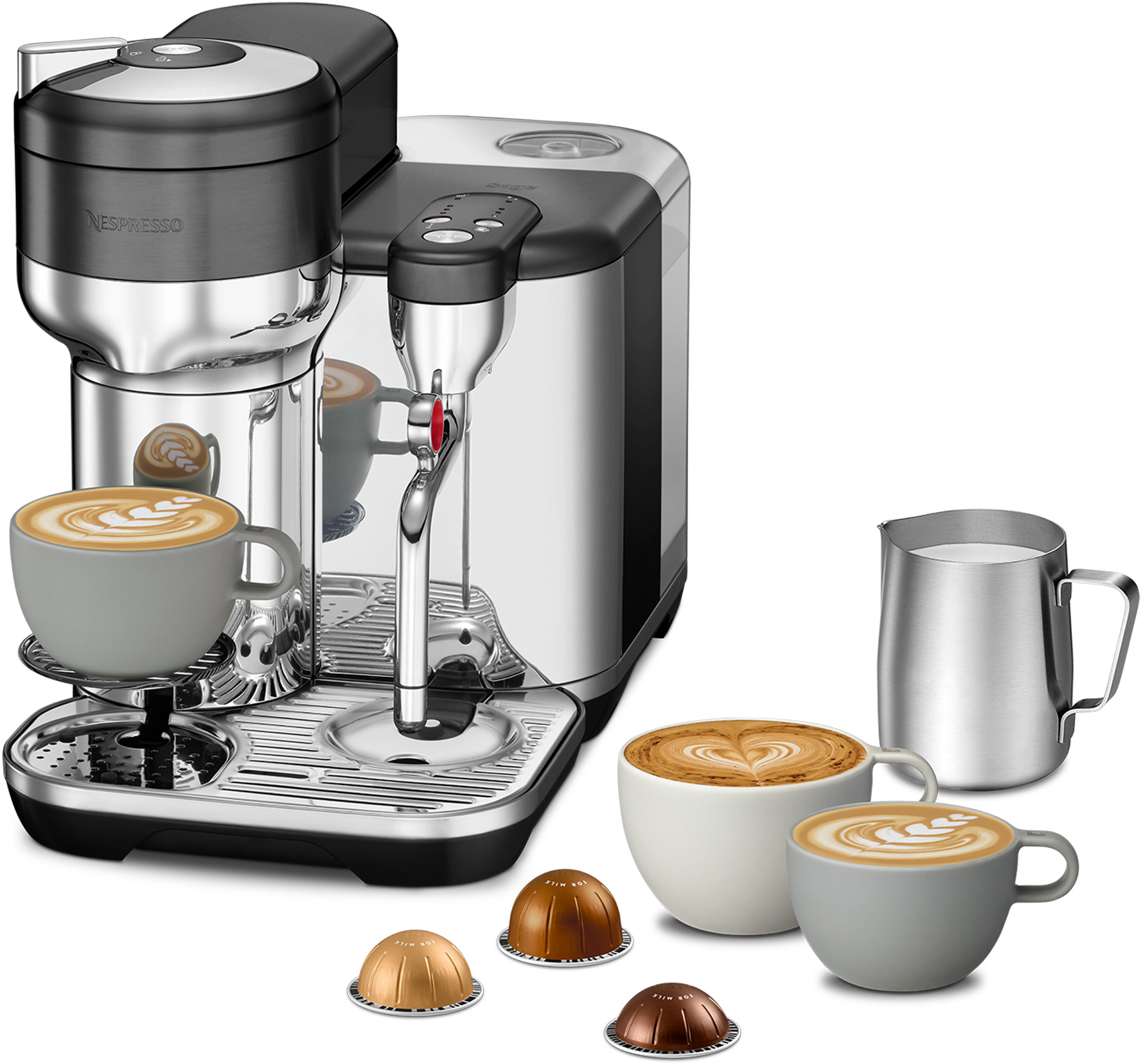 SAGE the Vertuo Creatista - Machine à café Nespresso® (Noir/acier inoxydable)