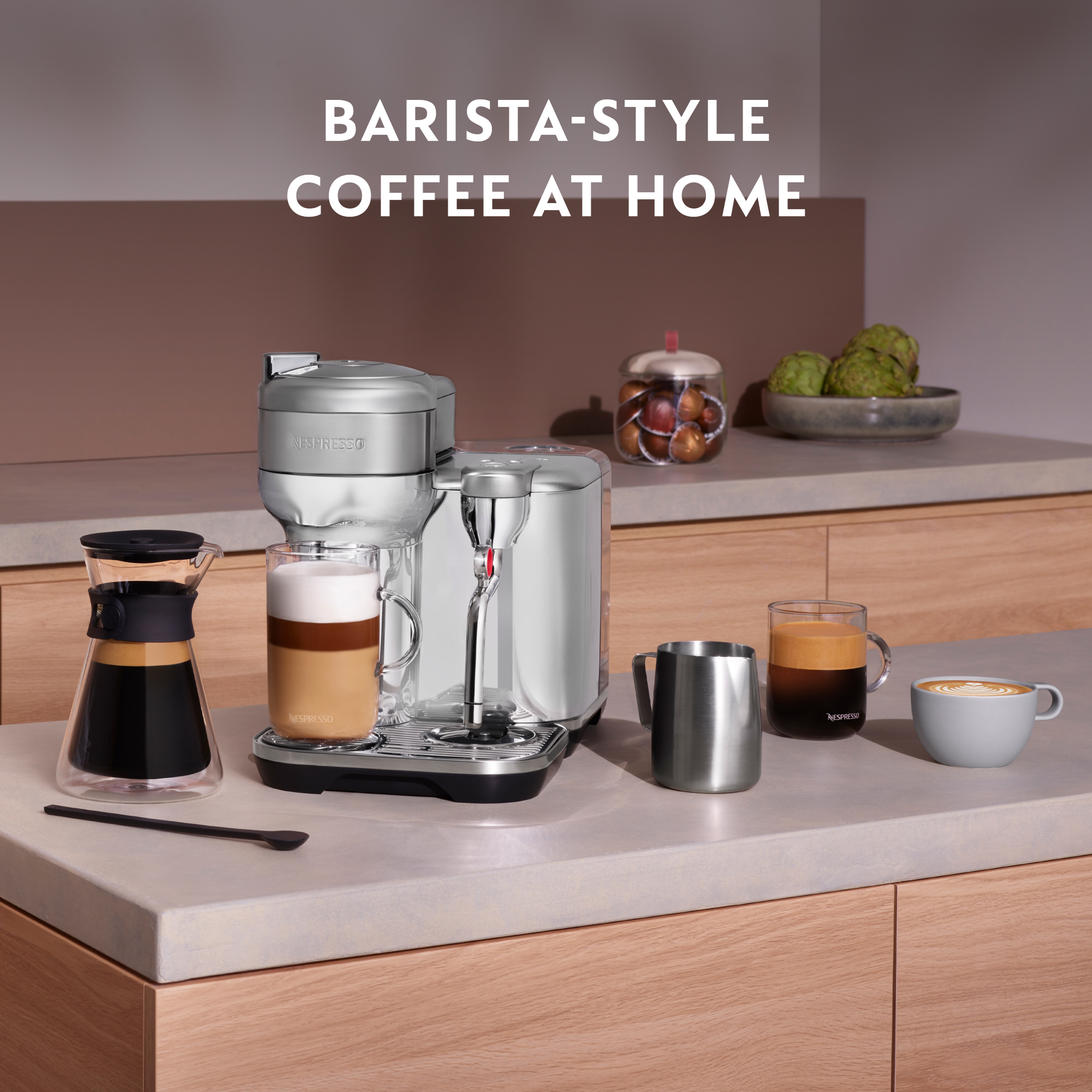 SAGE the Vertuo Creatista - Machine à café Nespresso® (Black Truffel)