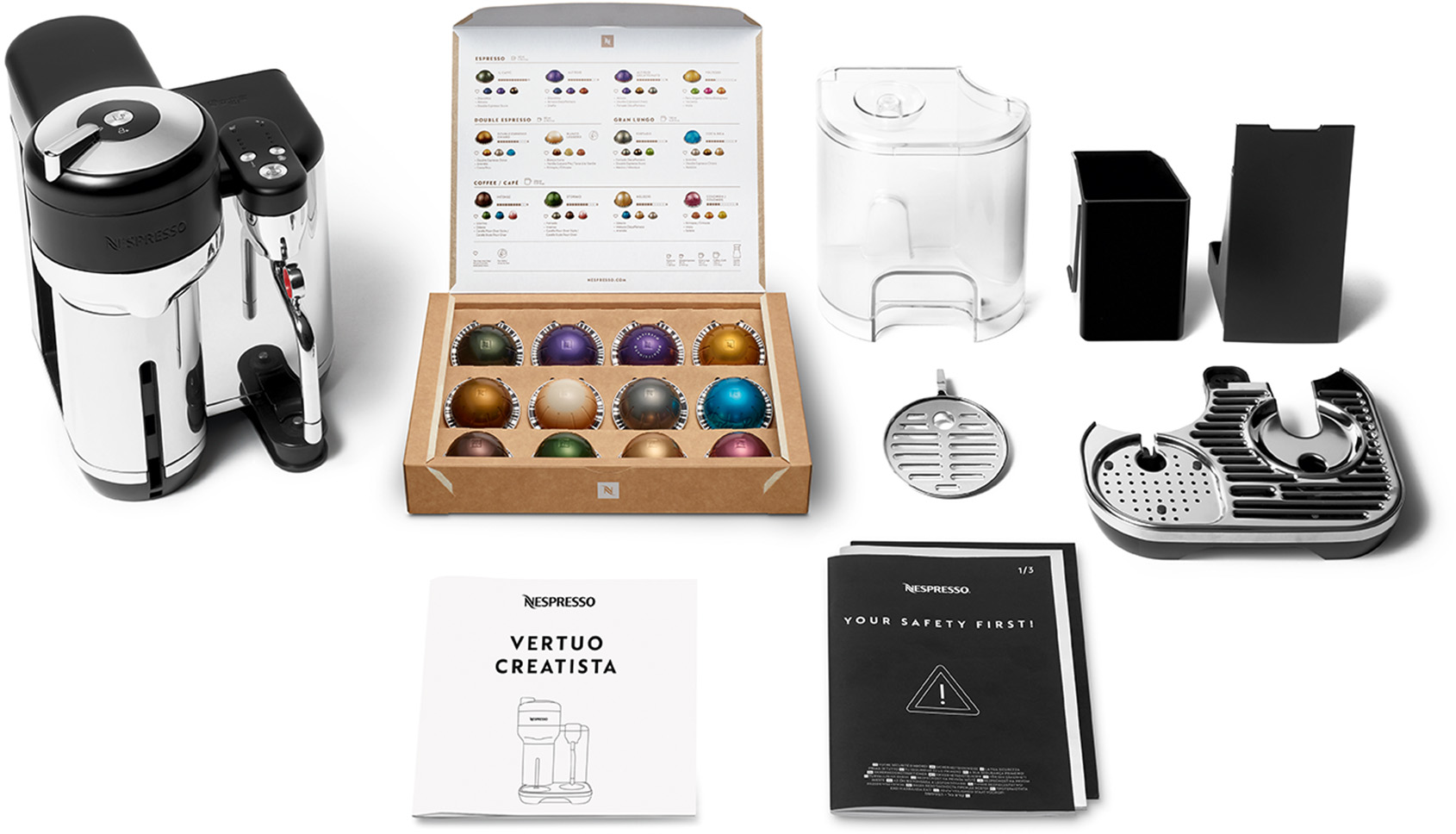 SAGE the Vertuo Creatista - Machine à café Nespresso® (Black Truffel)