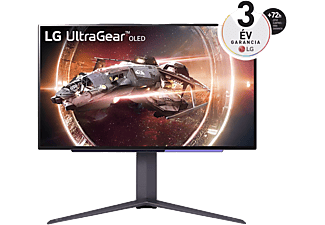 LG UltraGear 27GS95QE-B 27'' Sík QHD 240 Hz 16:9 FreeSync OLED Gamer Monitor