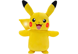 JAZWARES Pokémon interaktív Pikachu plüss, 25 cm (PKW2365)