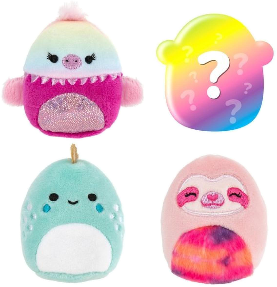 JAZWARES Squishville mini plüssök, 4 db Jungle Squad, 1 meglepi plüss (SQM0329)