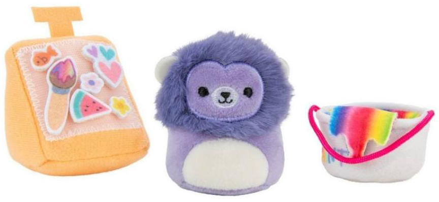 JAZWARES Squishville mini plüss játékkészlet, Paint Party (SQM0057-1)