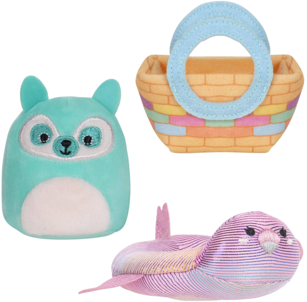 JAZWARES Squishville mini plüss játékkészlet, Pool Party (SQM0057-2)