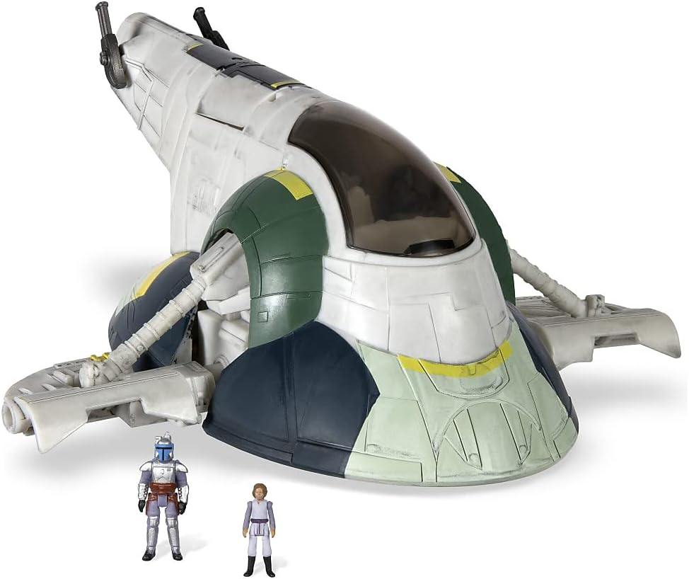 JAZWARES Star Wars jármű figurával, Jango Fett űrhajója, 20 cm (SWJ0031)