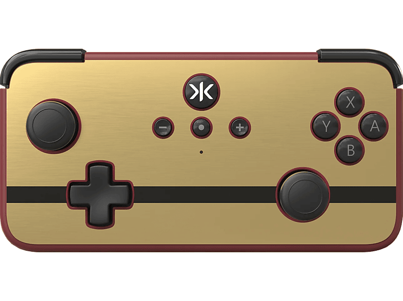 CRKD NEO S Retro Gold Edition, Controller, Gold/Schwarz/Braun