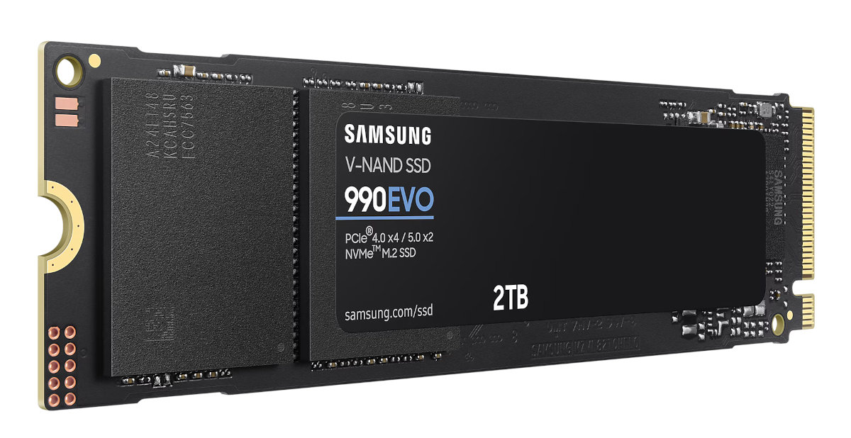 Dysk SSD SAMSUNG 990 EVO PCle 4.0 NVMe M.2 SSD 2TB