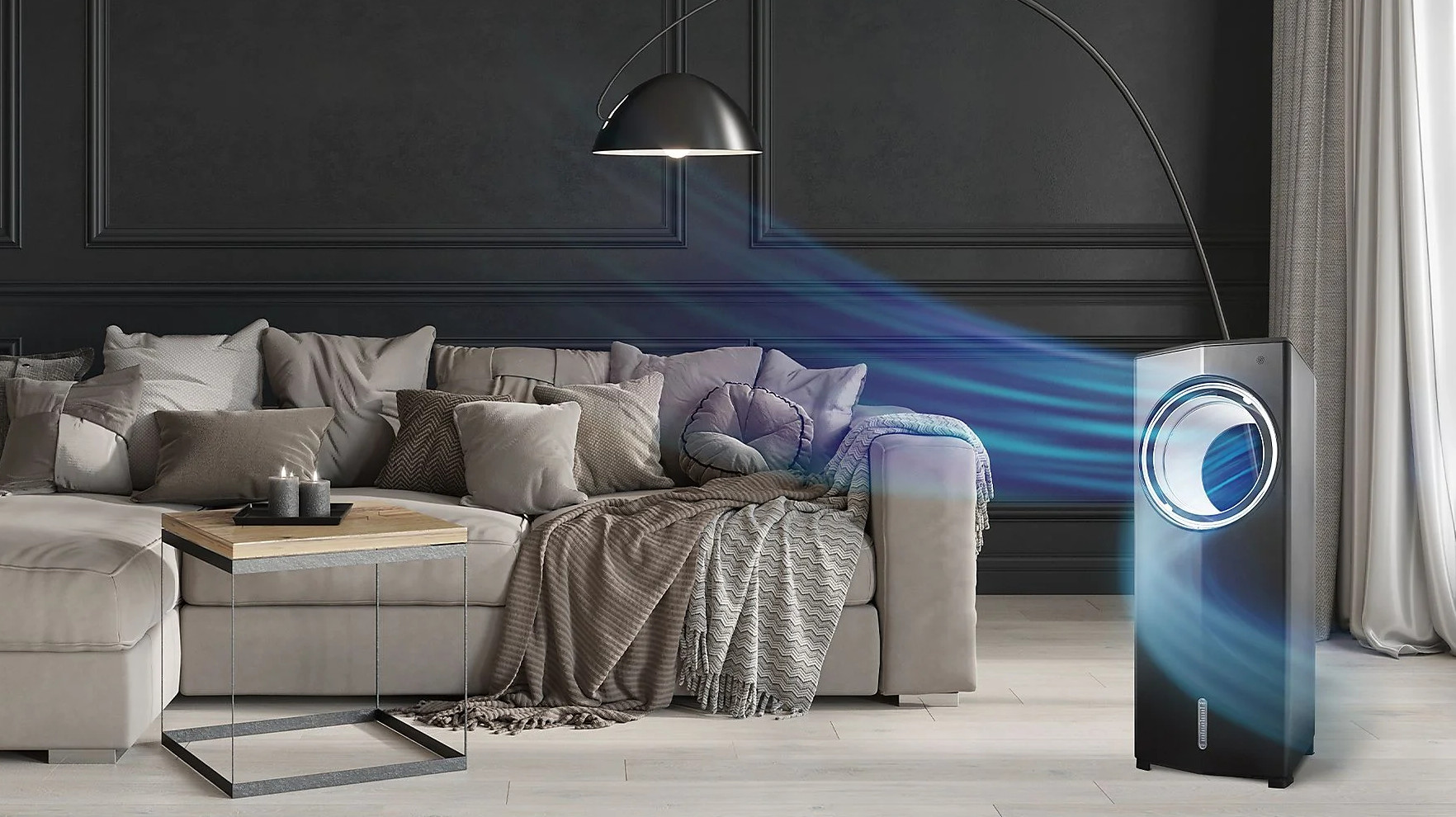 Klimator KOENIC KCC 80424 Air Cooler Czarny 80 W