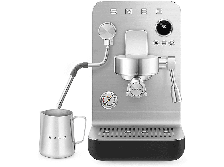 Smeg EEMC 02 BLMEU Collezione Espressomaschine (Schwarz Matt, 1650 Watt, 15 bar) — Foto 5 von 5