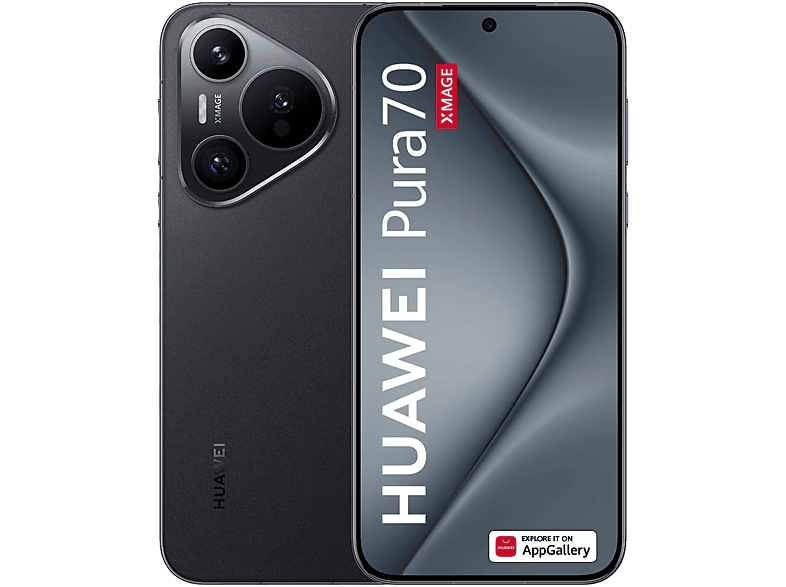 HUAWEI PURA 70 12/256 GB DualSIM Fekete Kártyafüggetlen Okostelefon