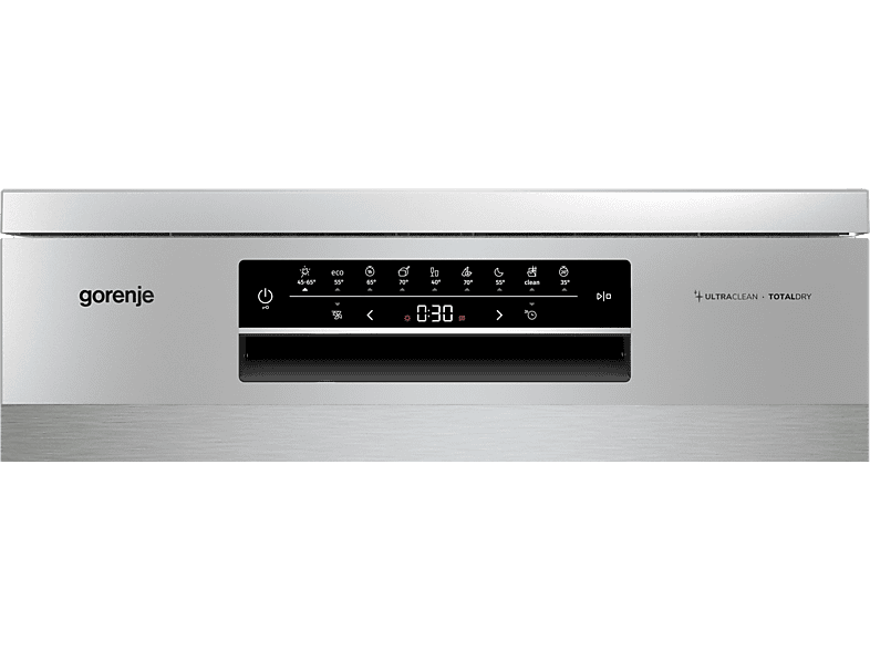 GORENJE ULTRAFS16AESX Geschirrspüler (Freistehend mit Unterbaumöglichkeit, 599 mm breit, 42 dB (A), A)