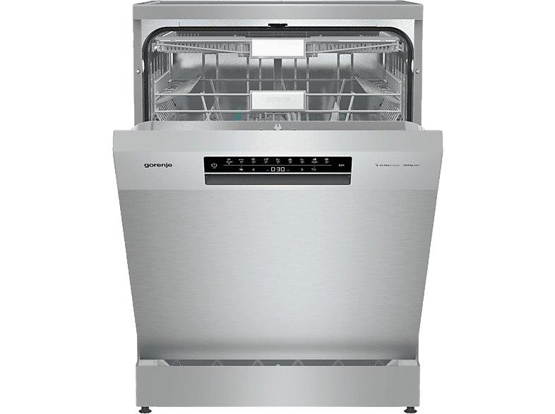 GORENJE ULTRAFS16AESX Geschirrspüler (Freistehend mit Unterbaumöglichkeit, 599 mm breit, 42 dB (A), A)