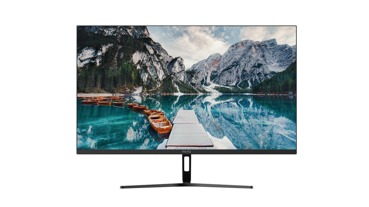 Monitor - Peaq PMO S274-IFC, 27", Full-HD, 6 ms, 100 Hz, FreeSync, IPS, Ángulo de Inclinación de -5° a 15°, Negro
