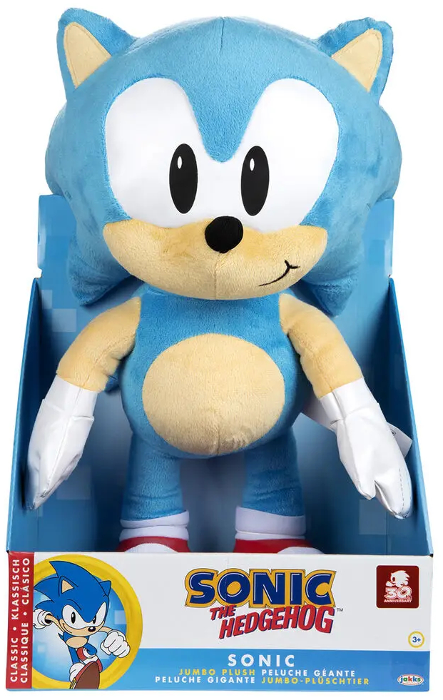 VEGATOYS Nintendo Jumbo Sonic plüssfigura, 50 cm (JAK-404784-SOC-RF2-PC1)