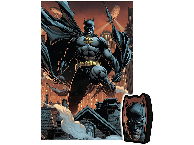 VEGATOYS Batman 3D puzzle, fém dobozban, 300 darabos (PRI-35590)