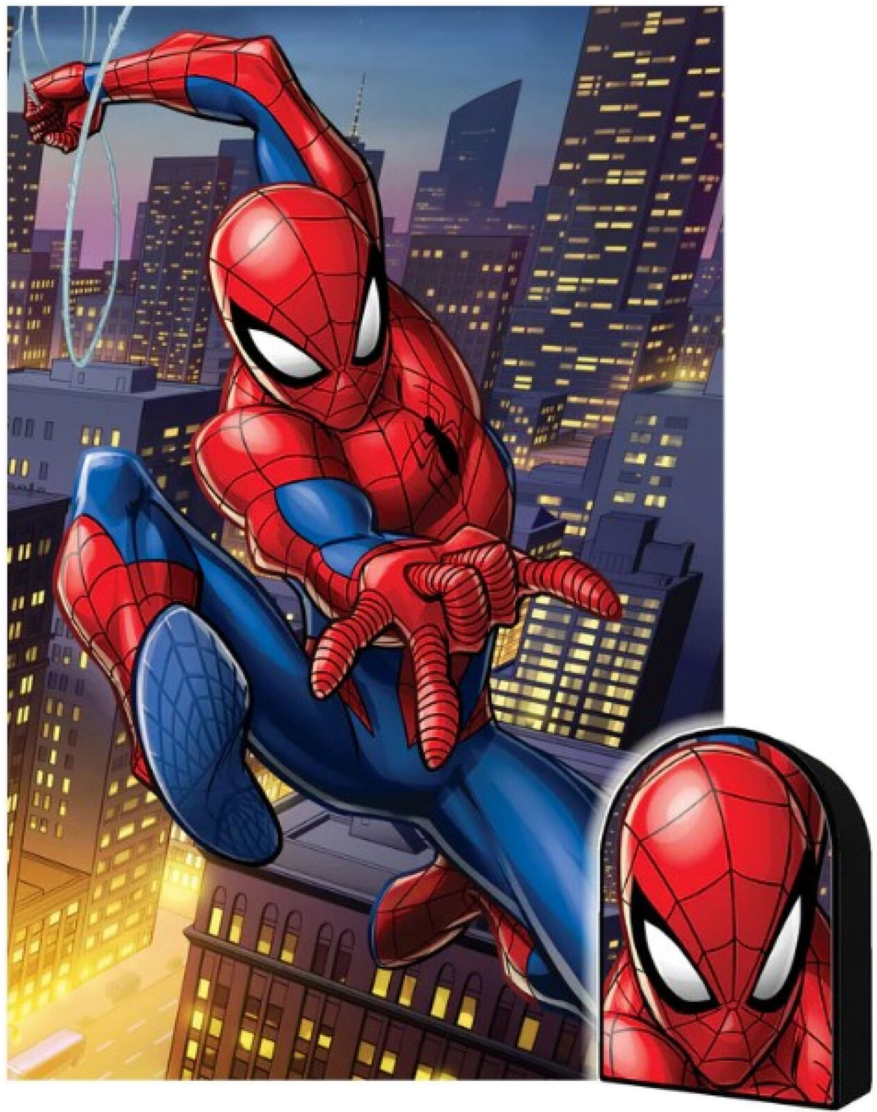 VEGATOYS Spiderman Pókember, 3D puzzle fém dobozban, 300 darabos (PRI-35586)