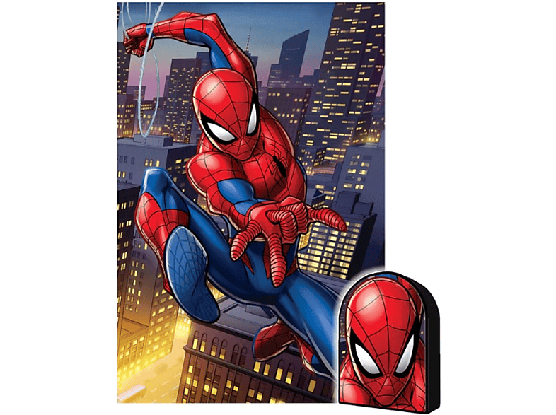 VEGATOYS Spiderman Pókember, 3D puzzle fém dobozban, 300 darabos (PRI-35586)