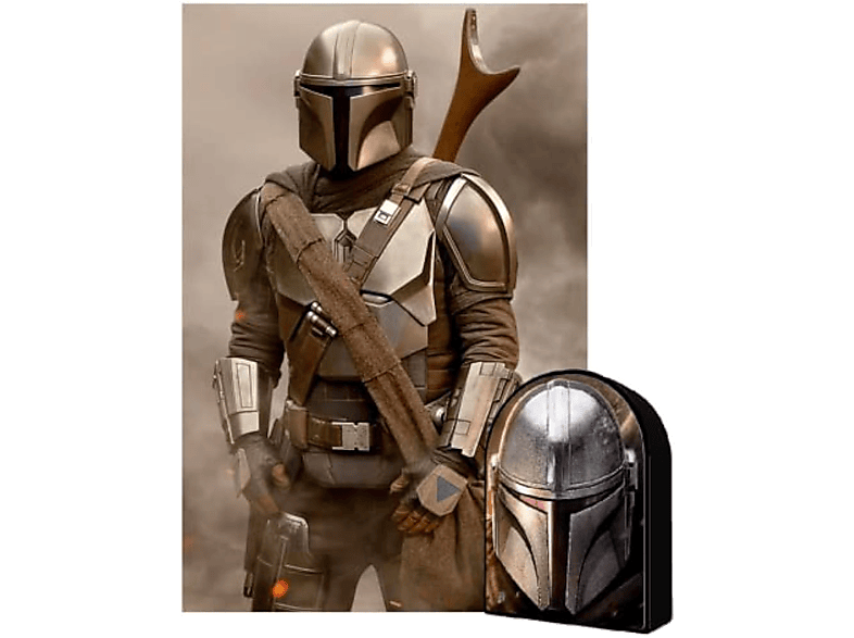 VEGATOYS Star Wars Mandalorian 3D puzzle, fém ajándék dobozban, 300 darabos (PRI-35580)