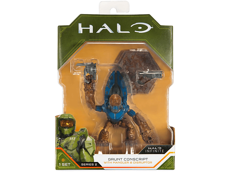 JAZWARES Halo Infinite Grunt Conscript akció figura, 10 cm (HLW0051)