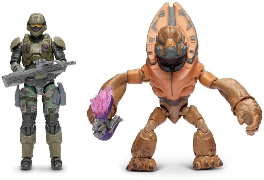 JAZWARES Halo Infinite Unsc Marine B vs. Grunt Conscript akció figura csomag, 10 cm (HLW0010)