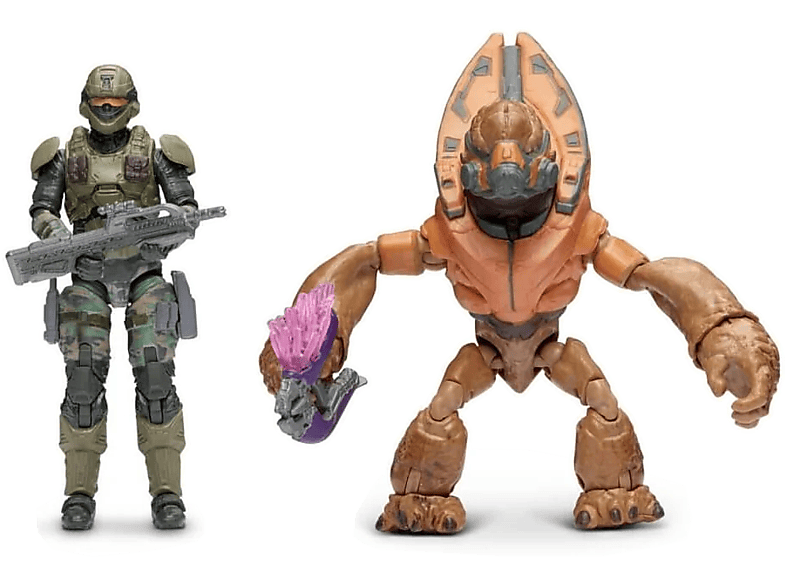 JAZWARES Halo Infinite Unsc Marine B vs. Grunt Conscript akció figura csomag, 10 cm (HLW0010)