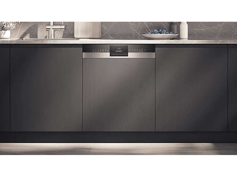 SIEMENS SN53ES04TE iQ300 Geschirrspüler (teilintegrierbar, 598 mm breit, 44 dB (A), B)