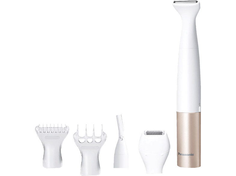 PANASONIC ES-WM31 5-in-1 Multi Trimmer Body & Bikini, Weiss/Gold