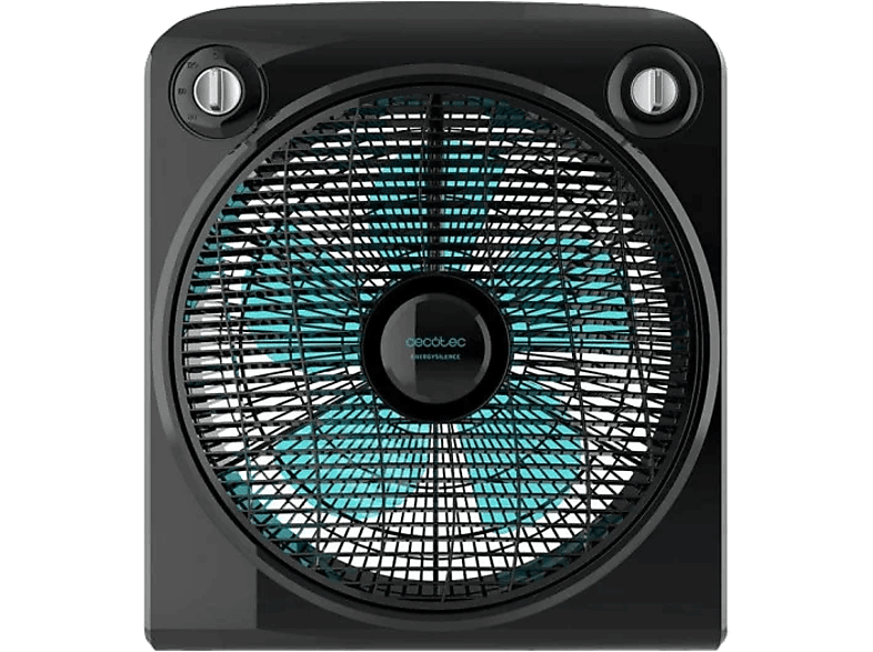 Ventilador de sobremesa - Cecotec EnergySilence 6000 05929, 50 W, 3 Velocidades, Temporizador, 5 Aspas, Rejilla Rotatoria, Black