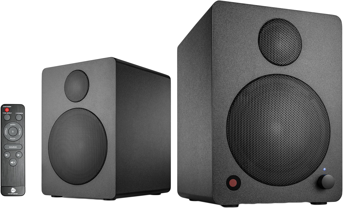 WAVEMASTER CUBE MINI sztereó hangszóró, fekete (66370)